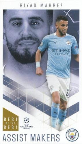 2020-21 Topps UEFA Champions League Best of the Best #38 Riyad Mahrez Front