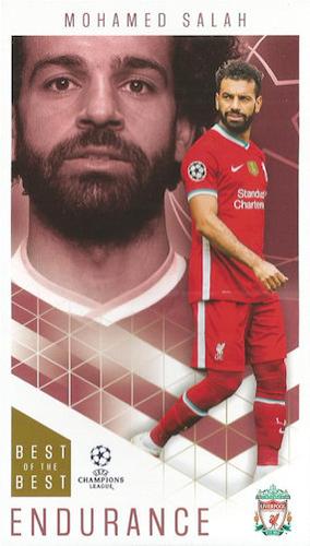 2020-21 Topps UEFA Champions League Best of the Best #57 Mohamed Salah Front