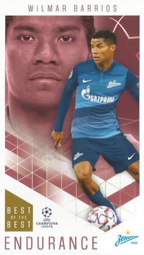2020-21 Topps UEFA Champions League Best of the Best #60 Wilmar Barrios Front