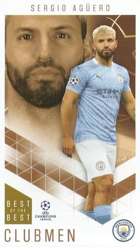 2020-21 Topps UEFA Champions League Best of the Best #77 Sergio Agüero Front