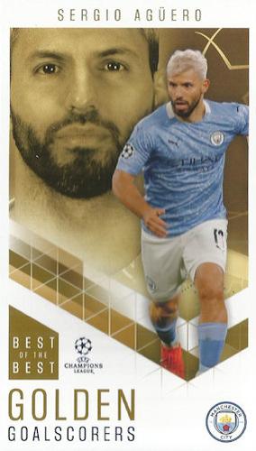 2020-21 Topps UEFA Champions League Best of the Best #94 Sergio Agüero Front