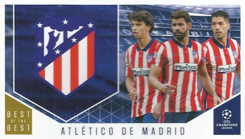 2020-21 Topps UEFA Champions League Best of the Best #103 Atletico Madrid Front