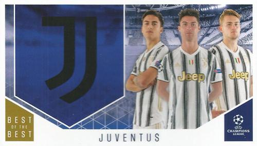 2020-21 Topps UEFA Champions League Best of the Best #112 Juventus Front