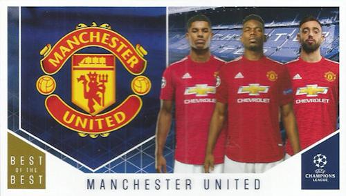 2020-21 Topps UEFA Champions League Best of the Best #115 Manchester United Front