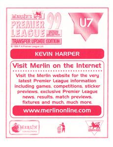 1998-99 Merlin Premier League 99 Transfer Update #U7 Kevin Harper Back