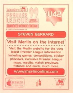 1998-99 Merlin Premier League 99 Transfer Update #U42 Steven Gerrard Back