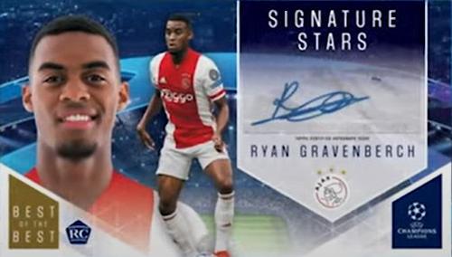 2020-21 Topps UEFA Champions League Best of the Best - Signature Stars #SS-RG Ryan Gravenberch Front