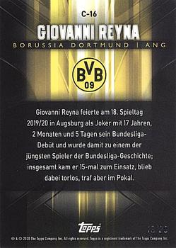 2020-21 Topps Chrome BVB Borussia Dortmund - Refractor #C-16 Giovanni Reyna Back