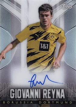 2020-21 Topps Chrome BVB Borussia Dortmund - Autographs Refractor #CBDA-GR Giovanni Reyna Front
