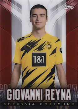 2020-21 Topps Chrome BVB Borussia Dortmund - Autographs Red #CBDA-GR Giovanni Reyna Front