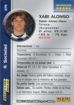 2003-04 Panini LaLiga Megafichas #279 Xabi Alonso Back