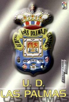 2003-04 Panini LaLiga Megafichas #416 U.D. Las Palmas Front