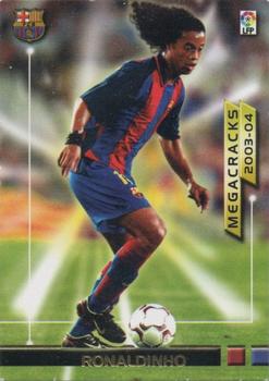 2003-04 Panini LaLiga Megafichas #374bis Ronaldinho Front