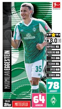 2020-21 Topps Match Attax Bundesliga - XL Cards #XL11 Maximilian Eggestein Front