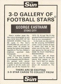 1972 The Sun 3D Gallery of Football Stars #NNO George Eastham Back