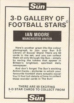 1972 The Sun 3D Gallery of Football Stars #NNO Ian Storey-Moore Back