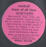 1970 Tonibell Team of All Time #NNO Allan Clarke Back