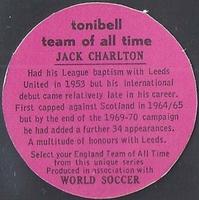1970 Tonibell Team of All Time #NNO Jack Charlton Back