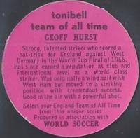 1970 Tonibell Team of All Time #NNO Geoff Hurst Back