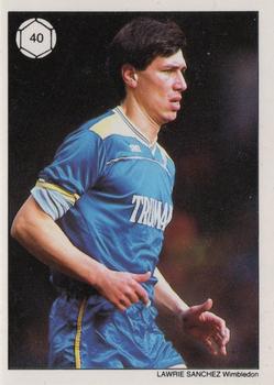 1989 Topps Saint & Greavsie All Star Football Collection #40 Lawrie Sanchez Front