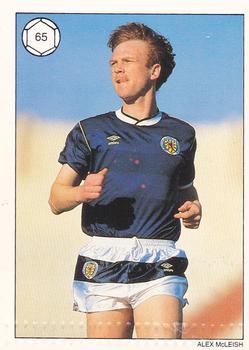 1989 Topps Saint & Greavsie All Star Football Collection #65 Alex McLeish Front