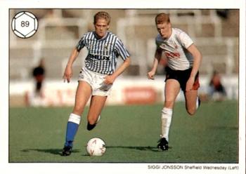 1989 Topps Saint & Greavsie All Star Football Collection #89 Siggi Jonsson Front