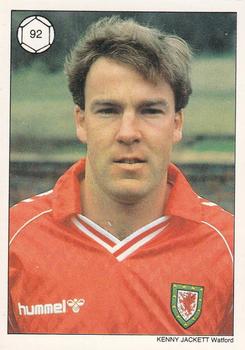 1989 Topps Saint & Greavsie All Star Football Collection #92 Kenny Jackett Front