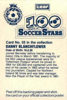 1988 Leaf - 100 Years of Soccer Stars #55 Danny Blanchflower Back