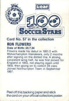 1988 Leaf - 100 Years of Soccer Stars #57 Ron Flowers Back