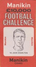 1969 J.R. Freeman Manikin Football Challenge #10 Jack Charlton Front