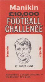 1969 J.R. Freeman Manikin Football Challenge #27 Roger Hunt Front
