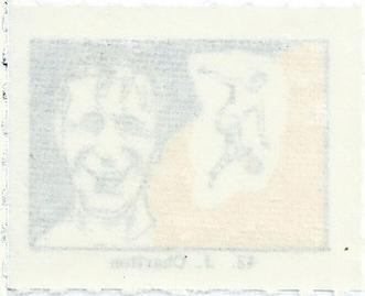 1971 BAB Century Series of Sticker Stamps Soccer Favourites #42 Jack Charlton Back