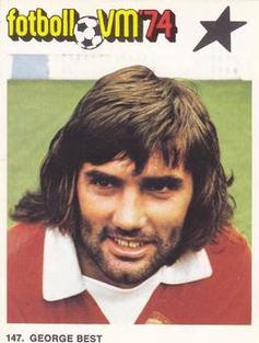 1974 Williams Förlags AB Fotboll VM #147 George Best Front