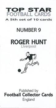 2010 Football Collector Cards Top Star Set 5 #9 Roger Hunt Back