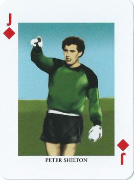 2000 Offason Football Playing Cards #J♦ Peter Shilton Front