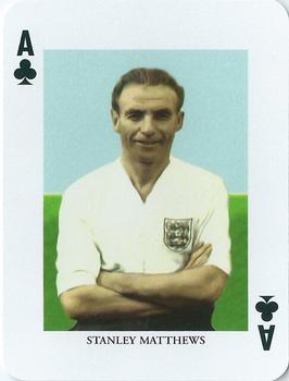 2000 Offason Football Playing Cards #A♣ Stanley Matthews Front