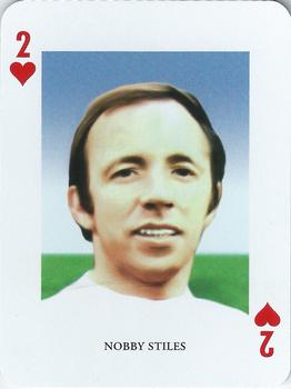 2000 Offason Football Playing Cards #2♥ Nobby Stiles Front