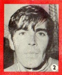 1969 Charles Buchan's Football Monthly World Stars #2 John Hughes Front