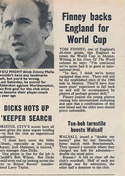 1969-70 Goal Magazine Gallery of World Stars #NNO Eddie McCreadie Back