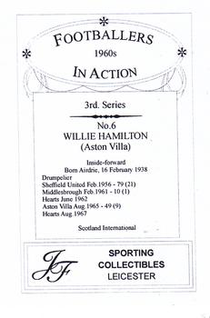 2004 JF Sporting Collectibles Footballers in Action 1960s Series 3 #6 Willie Hamilton Back