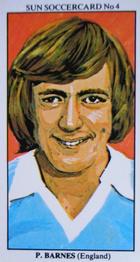 1978-79 The Sun Soccercards #4 Peter Barnes Front