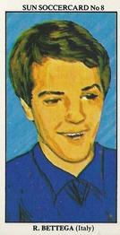 1978-79 The Sun Soccercards #8 Roberto Bettega Front