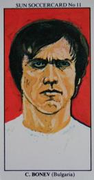 1978-79 The Sun Soccercards #11 Christo Bonev Front