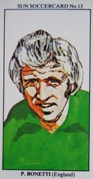 1978-79 The Sun Soccercards #13 Peter Bonetti Front