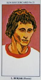1978-79 The Sun Soccercards #21 Leonid Buryak Front