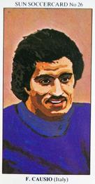 1978-79 The Sun Soccercards #26 Franco Causio Front