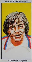 1978-79 The Sun Soccercards #36 Steve Coppell Front