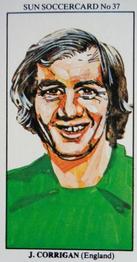 1978-79 The Sun Soccercards #37 Joe Corrigan Front