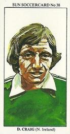 1978-79 The Sun Soccercards #38 David Craig Front