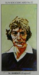 1978-79 The Sun Soccercards #52 Martin Dobson Front